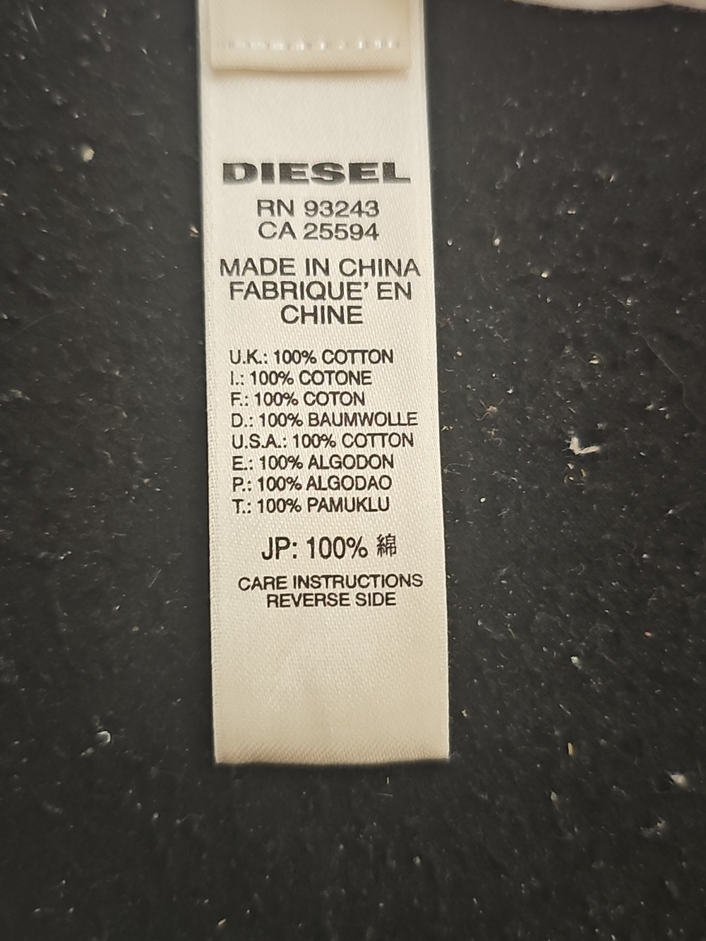DIESEL POST LUX VINTAGE FRINGED SCARF/WRAP BFPM-04-001 - Picture 2 of 2